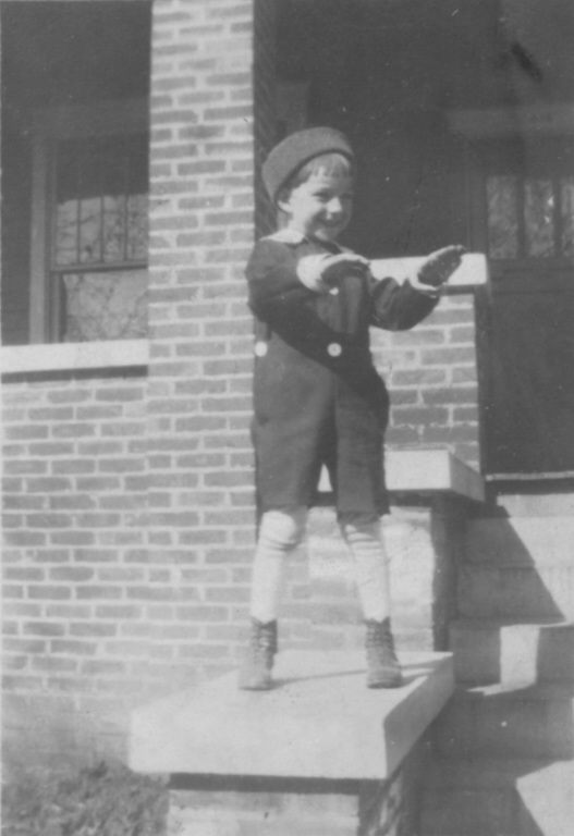 James Wilburn Harrison, Sr. as a boy