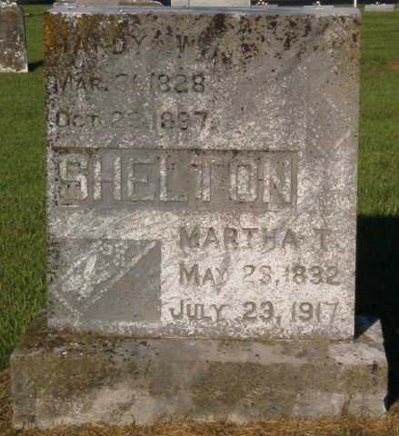 Hardy W. and Martha T. Shelton - Picture by JWH 9 Jun 2003