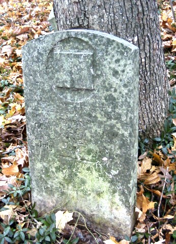 Harriet Hutchison tombstone - Picture by James W. Harrison 2 - Dec -2002