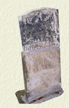 William Grist digitally repaired stone. Center portion possibly missing