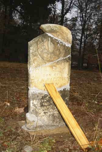 J.P. Harrison Tombstone - Taken by JWH 25 Nov 2000