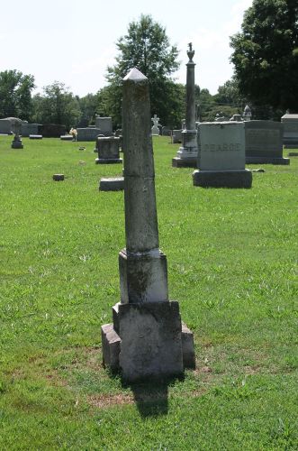 Rev. James B. Carne Tombstone - Taken by JWH 7 Aug 2006