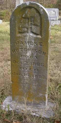 James E. Hutchison Tombstone - Taken by JWH 26 Nov 2000